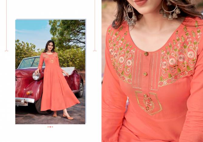 Vardan Ravia 2 Designer Fancy Festive Wear Anarkali Kurti Collection